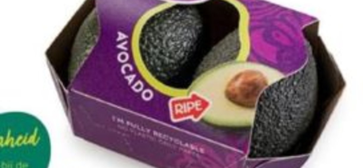 Kartonnen verpakking voor avocado's van PLUS